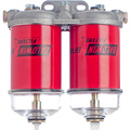 Wasserabscheider Filter Diesel + Benzin 70 l/min 30 my, Filterkopf 1 Zoll  IG, Set